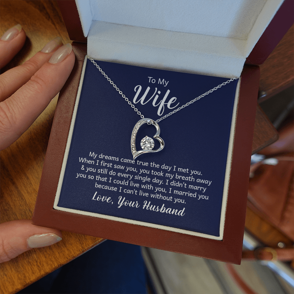 Forever Love Necklace - To My Wife