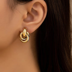 Gold Hoop Earring