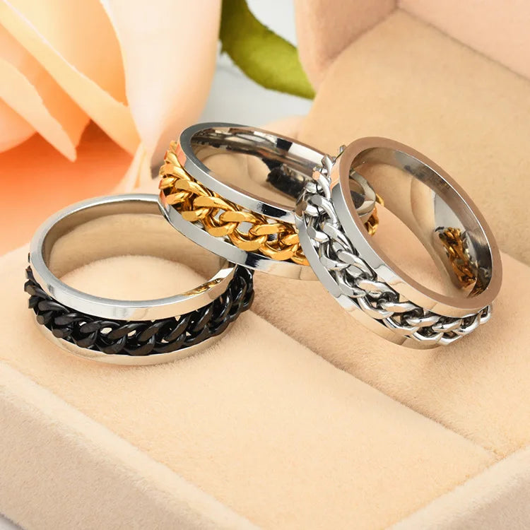 Rotatable Chain Rings