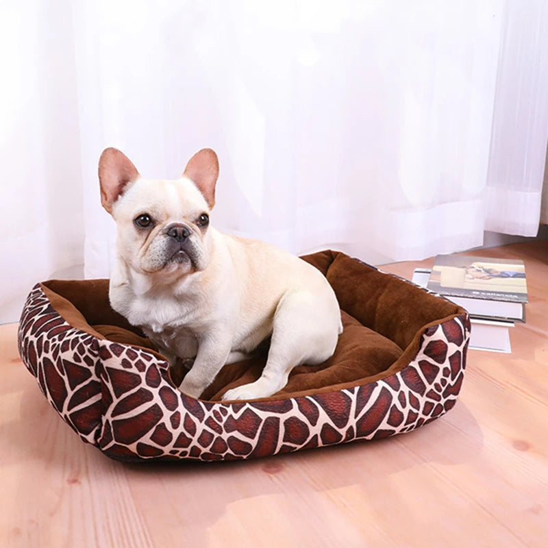 Square Plush Pet Bed