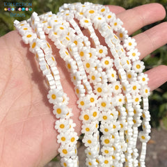 DIY Flower Bead Bracelet